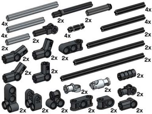 LEGO® Parts Packs 10074 — LEGO Technic Cross Axles Set