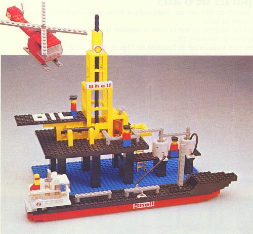 LEGO® Classic 373 — LEGO Offshore Rig with Fuel Tanker Set