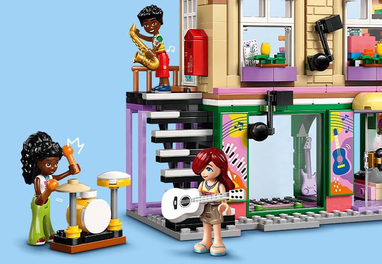 LEGO® Friends 42653 — Musikladen & Wohnung