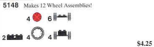 LEGO® Service Packs 5148 — LEGO Wheels and Tyres Set