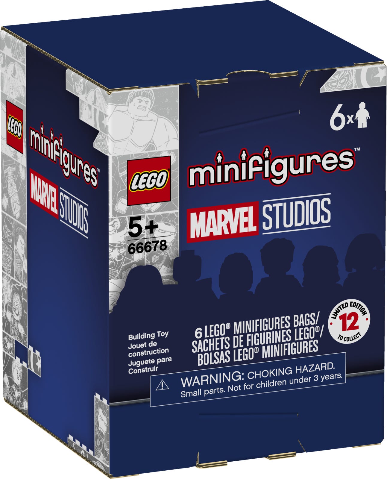 LEGO® Collectable Minifigures 66678 — LEGO Marvel Studios Series 1 Collectable Minifigures Random Box of 6 Set