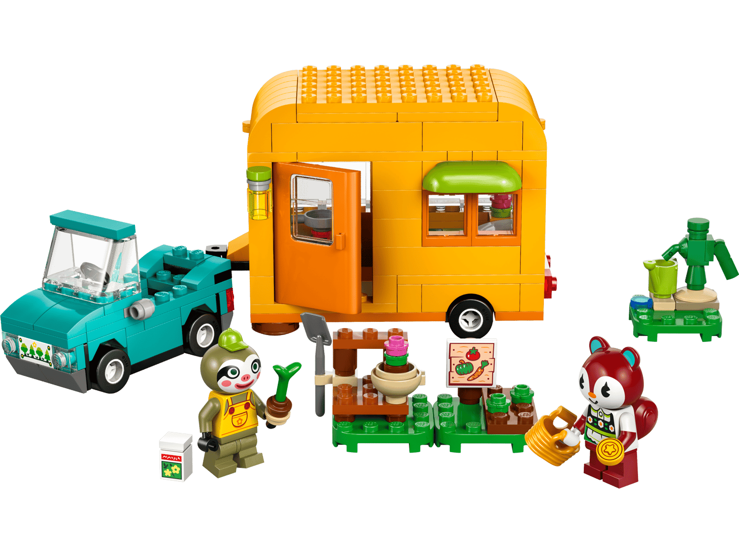 LEGO® Animal Crossing 77054 — Gerds Wohnwagen & Gärtnerei