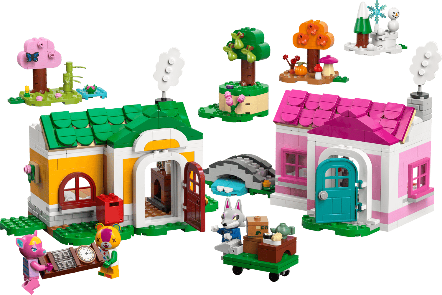 LEGO® Animal Crossing 77057 — Kreative Häuser: Jahreszeiten voller Spaß