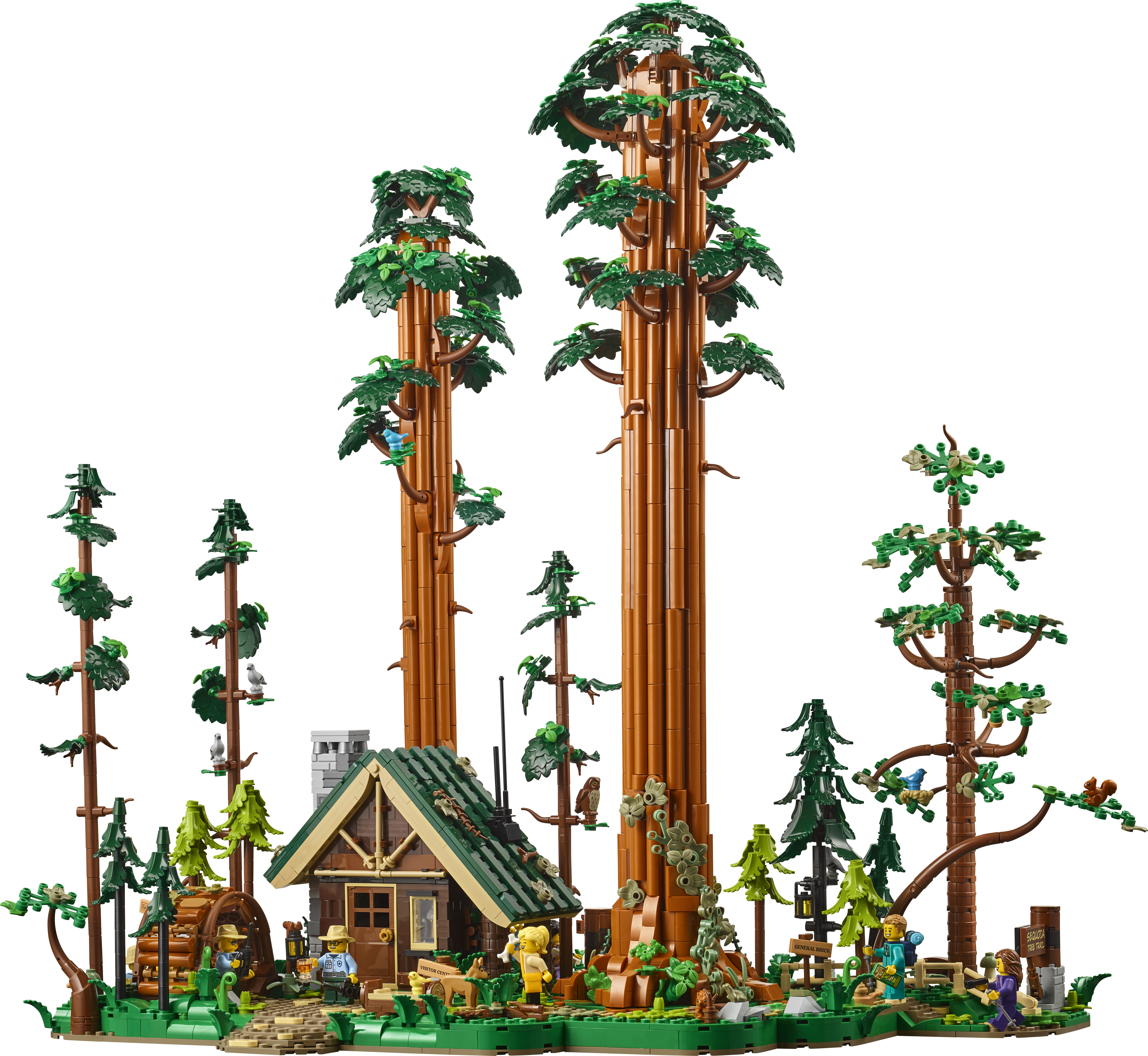 LEGO® Bricklink 910058 — Wanderweg durch die Mammutbäume
